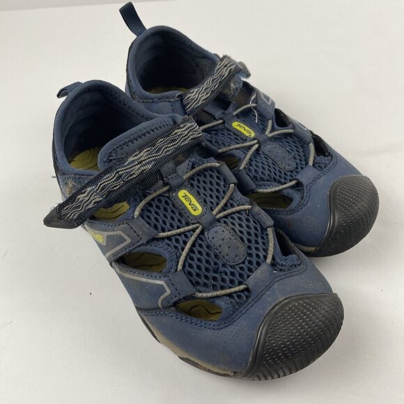 Teva Rollick Sport Sandals Boy’s 3 Outdoor Shoes Water Hiking Closed Toe - Picture 1 of 10